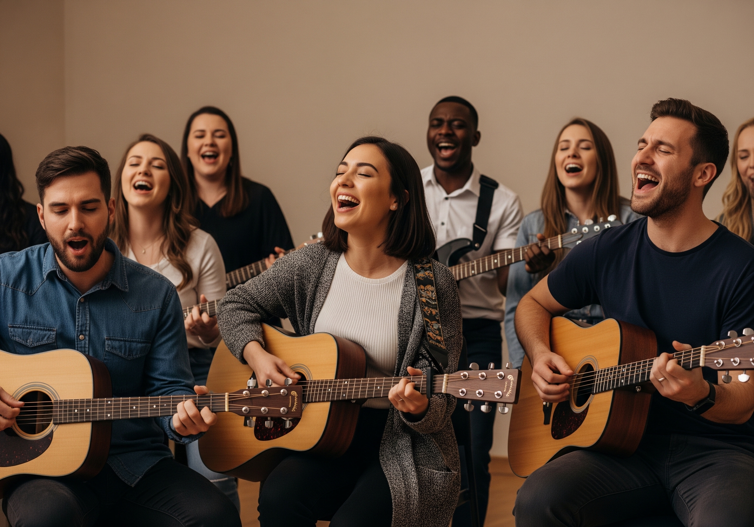 Music ministry singing out loud